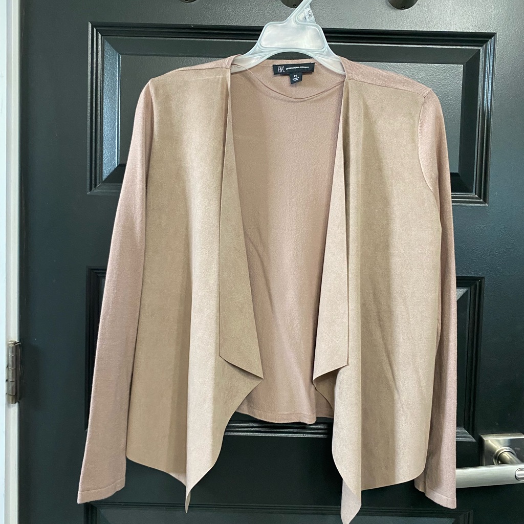 Inc Drape Front Jacket